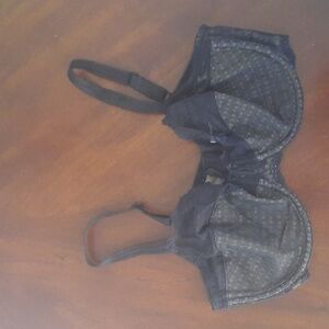 Wacoal Black Bra Unlined Lace 851212 The Insider Underwire 34DDD